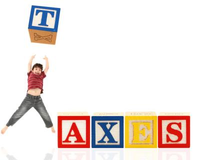 taxes- kid blocks